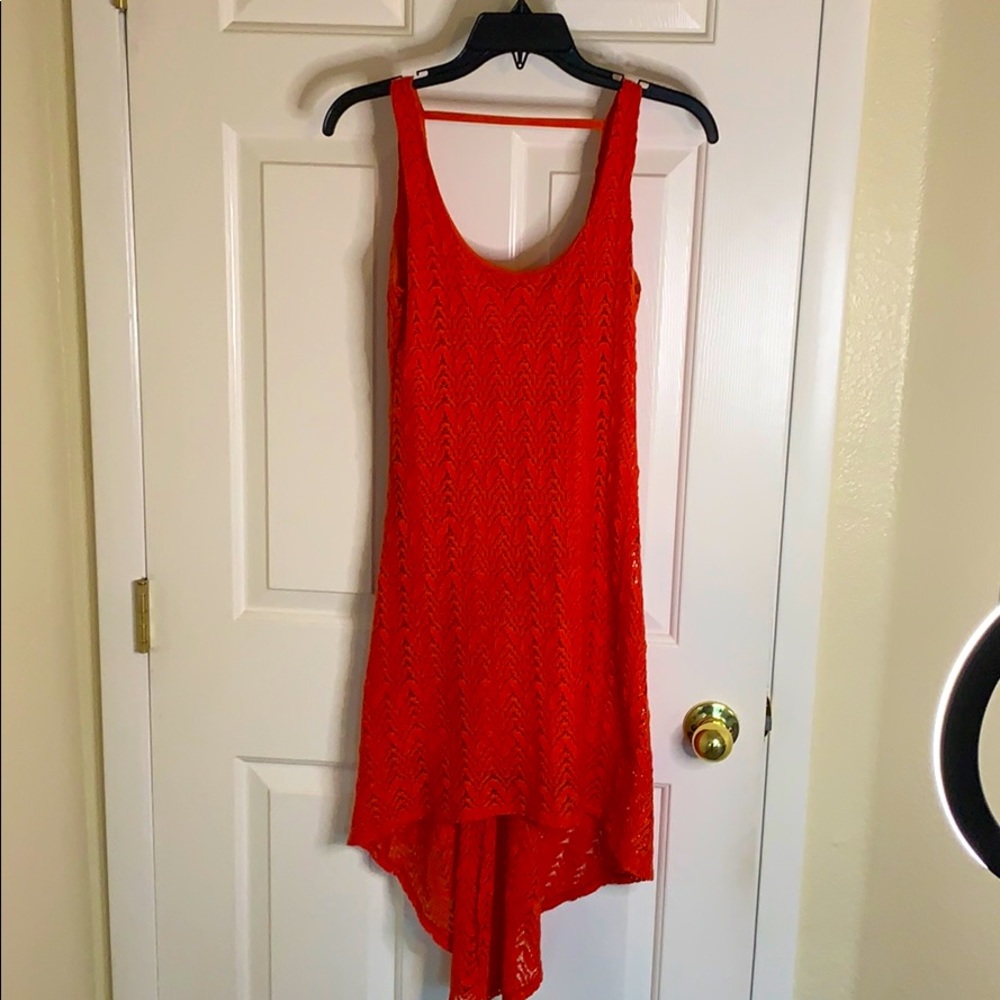 Red Lace Dress